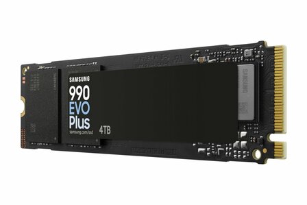 Samsung 990 EVO Plus | 4TB NVMe SSD | M.2 | Gen4 | 7.250MB/s Lezen | 6.300MB/s Schrijven