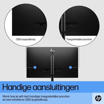 HP E27 G5 27&quot; | 1920x1080 Full HD IPS | 75Hz | 5ms | 99% sRGB | USB-Hub | Ergonomische Monitor | 2e Kans