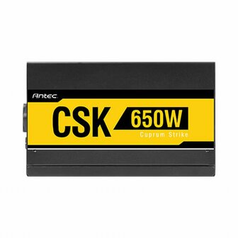 Antec Cuprum Strike CSK650 | 650 Watt Bronze ATX PSU | Power Supply | Voeding