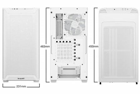 be quiet! PURE BASE 501 LX RGB | Midi Tower Case | Wit
