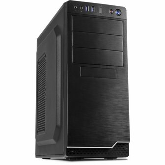 Inter-Tech IT-5916 | Midi Tower Case | 500 Watt Voeding | Zwart | Open Box