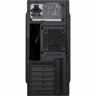Inter-Tech IT-5916 | Midi Tower Case | 500 Watt Voeding | Zwart | Open Box