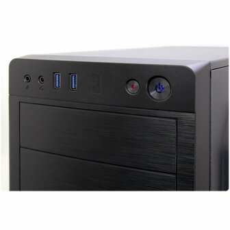 Inter-Tech IT-5916 | Midi Tower Case | 500 Watt Voeding | Zwart | Open Box
