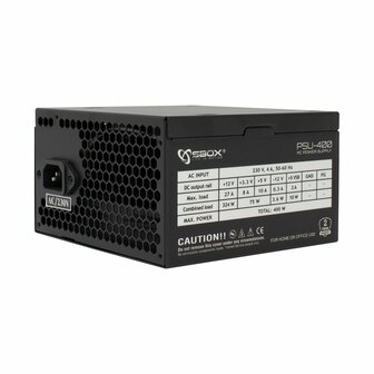SBOX PCC-12 | Micro-ATX PC Case | Inclusief 500W PSU | USB 3.0 | Behuizing