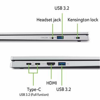 Acer Aspire Go 15 | 15.6&quot; Full HD IPS | Intel Core i7-13620H | 16GB DDR5 | 1TB SSD | Windows 11 Professional