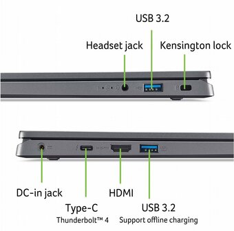 Acer Aspire 17 | 17.3 Full HD IPS | Intel Core i5-1334U | 16GB DDR5 | 512GB SSD | W11 Professional