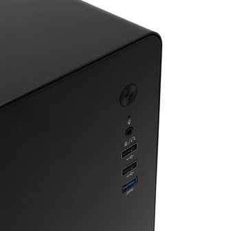 SBOX PCC-500 | Micro Tower Case | Zwart | Zonder PSU
