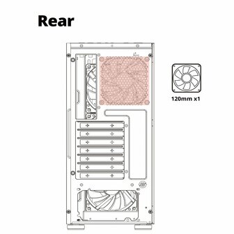 Case Azza Sentinel | Midi Tower | RGB | Zwart