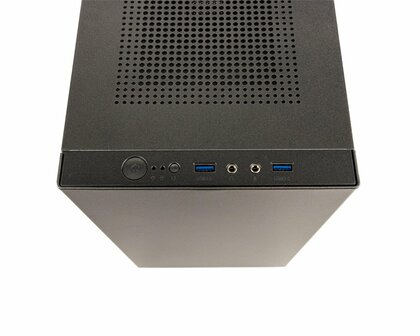 YOURS GREEN | AMD Ryzen 5 5500GT | 16GB RAM | 1TB SSD | HDMI | Windows 11 Professional | Small Form Factor Behuizing