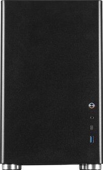 Inter-Tech X2 Duplex | Micro Tower Case | Zwart