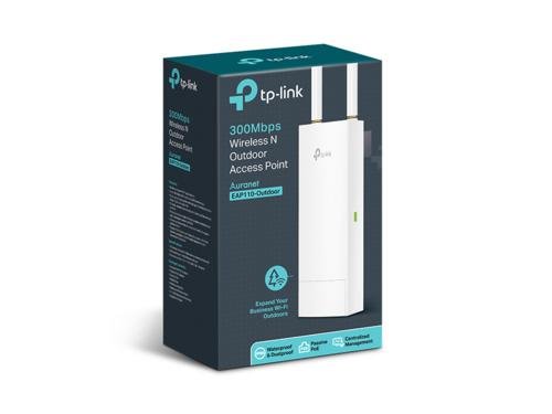 TP-LINK EAP110-Outdoor WLAN toegangspunt 300 Mbit/s Power over Ethernet (PoE) Wit