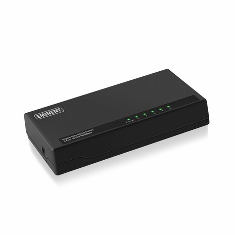 Eminent 10/100/1000 Mbps networking Switch 5 ports