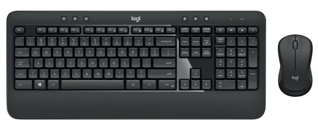 Logitech MK540 toetsenbord RF Draadloos QWERTY US International Zwart, Wit