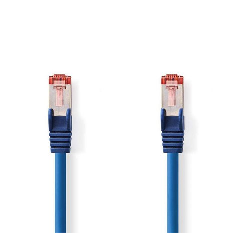 Nedis CAT6 S/FTP-netwerkkabel / RJ45 / 2m / Blauw