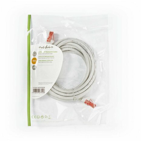 Nedis CAT6 UTP-Netwerkkabel / RJ45 / 3m / Grijs