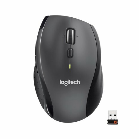 Logitech Marathon M705 | Ambidextrous Draadloze Muis | RF-Draadloos | 1000 DPI | Zwart