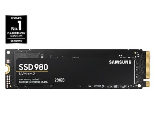 Samsung 980 | 250GB NVMe SSD | M.2 | Gen3 | 2.900MB/s