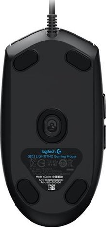 Logitech G203 Lightsync | Ambidextrous Bedrade Gaming Muis | USB-A | 8000 DPI | Zwart | RGB