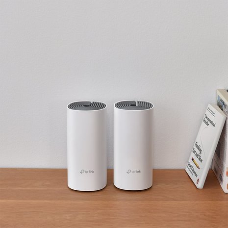 TP-Link Deco E4 (2-pack) | Dual-band WiFi 5 Mesh Router | Fast Ethernet | AC1200