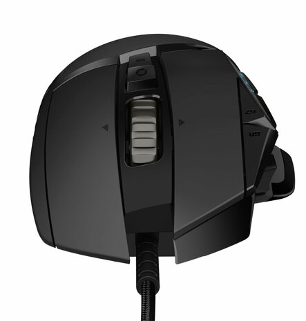 Logitech G502 HERO | Gaming Muis | Rechtshandig | USB-A (bedraad) | 100 – 25.600 DPI | Zwart