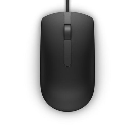 Dell MS116 | Ambidextrous Bedrade Muis | USB-A | 1000 DPI | Zwart