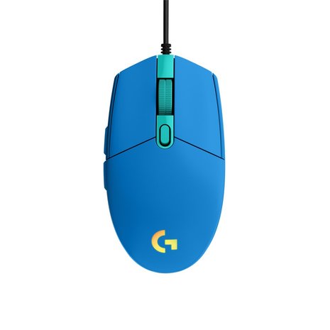 Logitech G G203 | Ambidrextrous Bedrade Gaming Muis | USB-A | 8000 DPI | Blauw | RGB