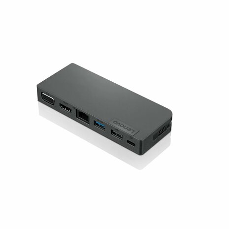 Lenovo 4X90S92381 notebook dock & poortreplicator Bedraad USB 3.2 Gen 1 (3.1 Gen 1) Type-C Grijs