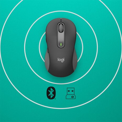 Logitech Signature M650 for Business muis Rechtshandig RF-draadloos + Bluetooth Optisch 4000 DPI