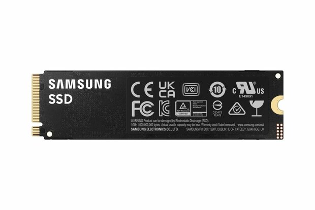 Samsung 990 PRO | 1TB NVMe SSD | M.2 | Gen4 | 7.450MB/s