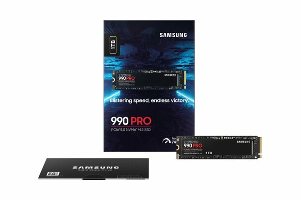 Samsung 990 PRO | 1TB NVMe SSD | M.2 | Gen4 | 7.450MB/s