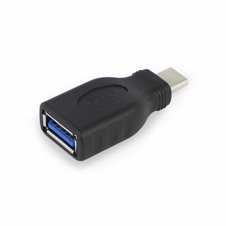 ACT AC7355 tussenstuk voor kabels USB-A USB-C Zwart