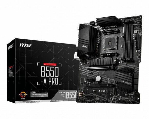MSI B550-A PRO moederbord AMD B550 Socket AM4 ATX