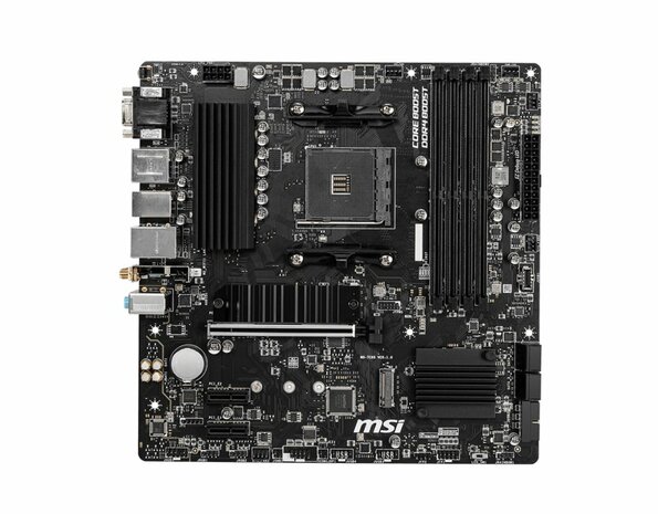 MSI B550M PRO-VDH WIFI | Socket AM4 | AMD B550 | 4xDDR4 | Micro-ATX | Moederbord
