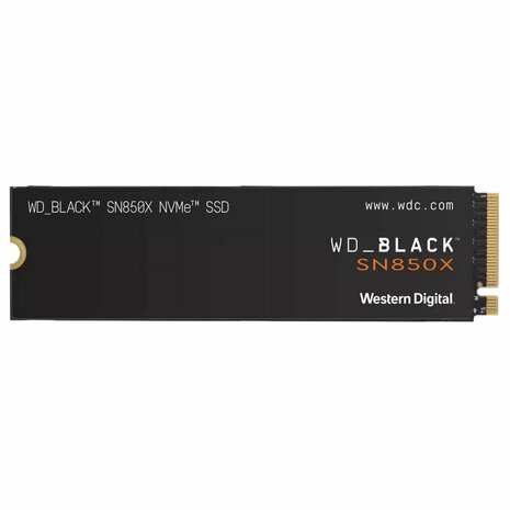 Western Digital Black SN850X | 2TB NVMe SSD | M.2 Gen4 | 7.300MB/s Lezen | 6.600MB/s Schrijven