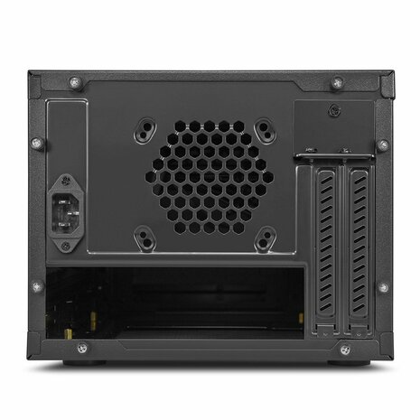 Sharkoon Shark Zone C10 | Mini-ITX Case | Zwart/Geel