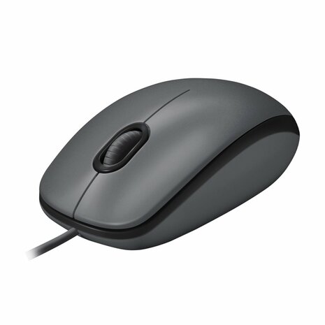 Logitech M100 | Ambidextrous Bedrade Muis | USB-A | 1000 DPI | Zwart
