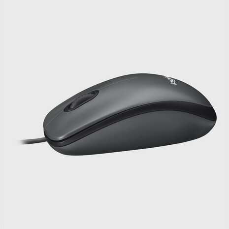 Logitech M100 | Ambidextrous Bedrade Muis | USB-A | 1000 DPI | Zwart