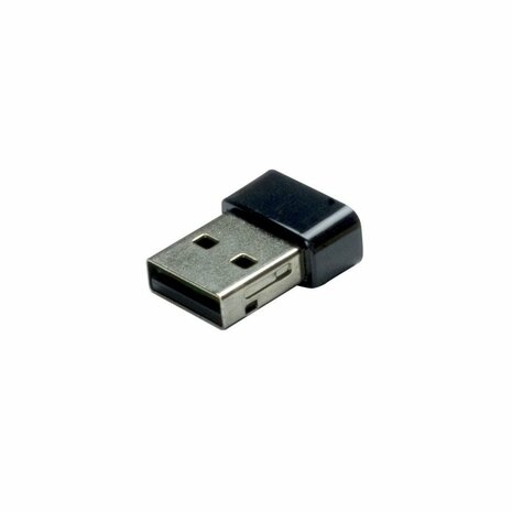 Inter-Tech DMG-08 | Wi-Fi 4 & Bluetooth 4.0 USB Adapter | 150 Mbps | 2,4 GHz | USB 2.0 | Zwart