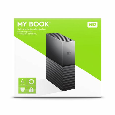 WD My Book Externe Harde Schijf | 4TB | USB 3.2 | Zwart