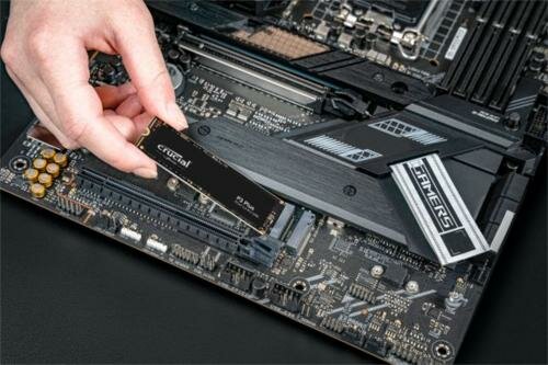 Crucial P3 Plus | 1TB NVMe SSD | M.2 | Gen4 | 5.000MB/s Lezen | 3.600MB/s Schrijven