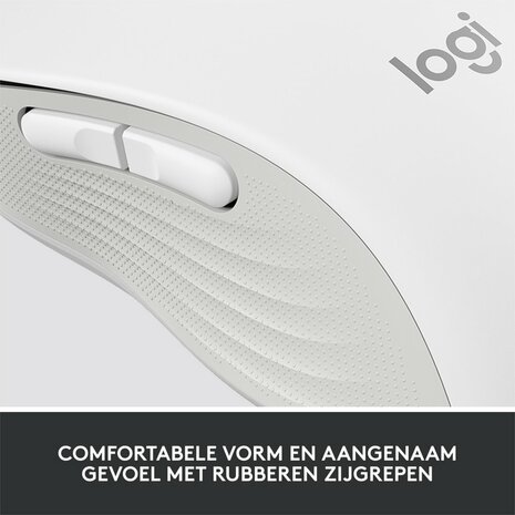 Logitech Signature M650 | Draadloze Muis | Rechtshandig | RF + Bluetooth | 2000 DPI | Wit