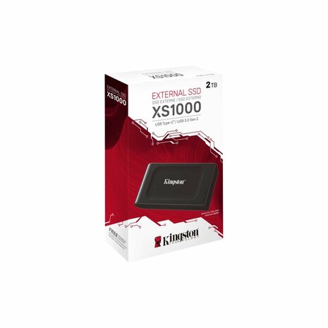 Kingston Technology XS1000 2 TB Zwart