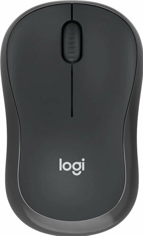 Logitech M240 for Business | Ambidextrous Draadloze Muis | RF-Draadloos + Bluetooth | 4000 DPI | Grafiet
