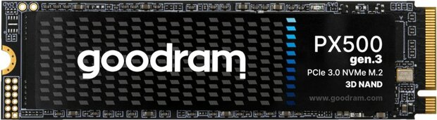 Goodram PX500 | 2TB NVMe SSD | M.2 | Gen3 | 3.500MB/s