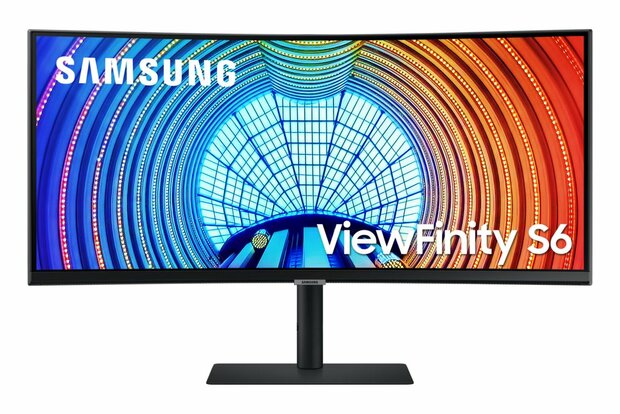 Samsung LS34A650UBUXEN 34" | 3440x1440 UWQHD VA | 100Hz | 1000R Curved | HDR10 | USB-C | Monitor | Open Box