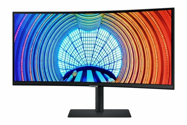 Samsung LS34A650UBUXEN 34" | 3440x1440 UWQHD VA | 100Hz | 1000R Curved | HDR10 | USB-C | Monitor | Open Box