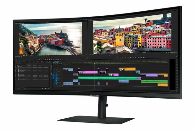 Samsung LS34A650UBUXEN 34" | 3440x1440 UWQHD VA | 100Hz | 1000R Curved | HDR10 | USB-C | Monitor | Open Box