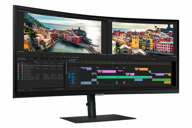 Samsung LS34A650UBUXEN 34" | 3440x1440 UWQHD VA | 100Hz | 1000R Curved | HDR10 | USB-C | Monitor | Open Box
