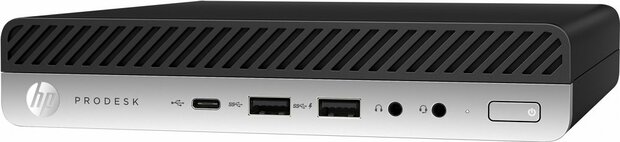HP ProDesk 600 G4 Mini | Intel Core i5-8500T | 8GB RAM | 256GB SSD | 2x DisplayPort | Windows 11 Professional | Refurbished Silver
