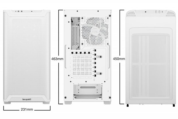 be quiet! PURE BASE 501 LX RGB | Midi Tower Case | Wit